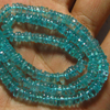 Gorgeous High Quality - So Gorgeous - APATITE - Smooth Tyre wheel Shape Beads 15 inches Long strand size - 4 - 5 mm approx